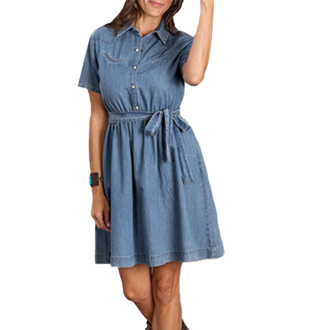 Stetson Women's Denim Short Sleeve Dress