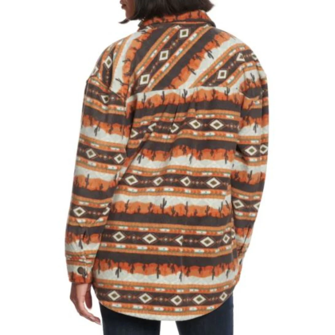 Rock & Roll Denim Women's Desert Print Fleece Jacket