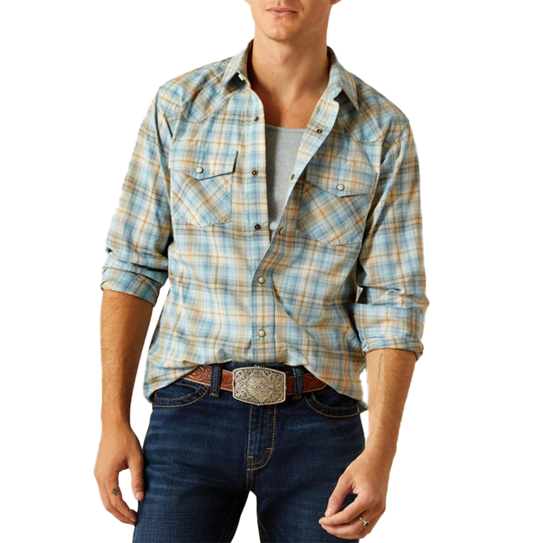 Ariat Men's Howe Retro Fit Long Sleeve Snap Shirt