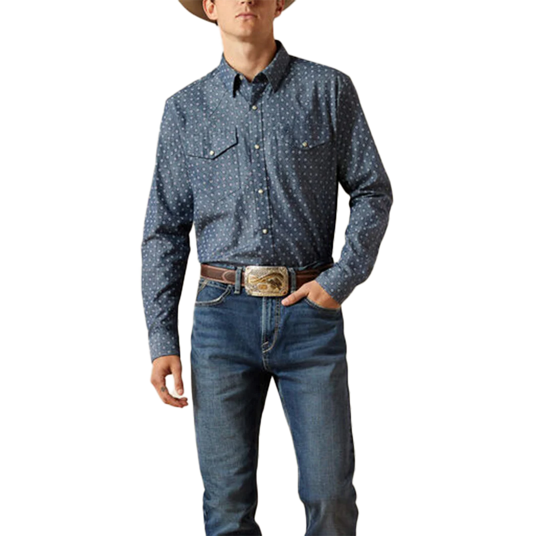 Ariat Men's Trip Fitted Long Sleeve Snap Shirt