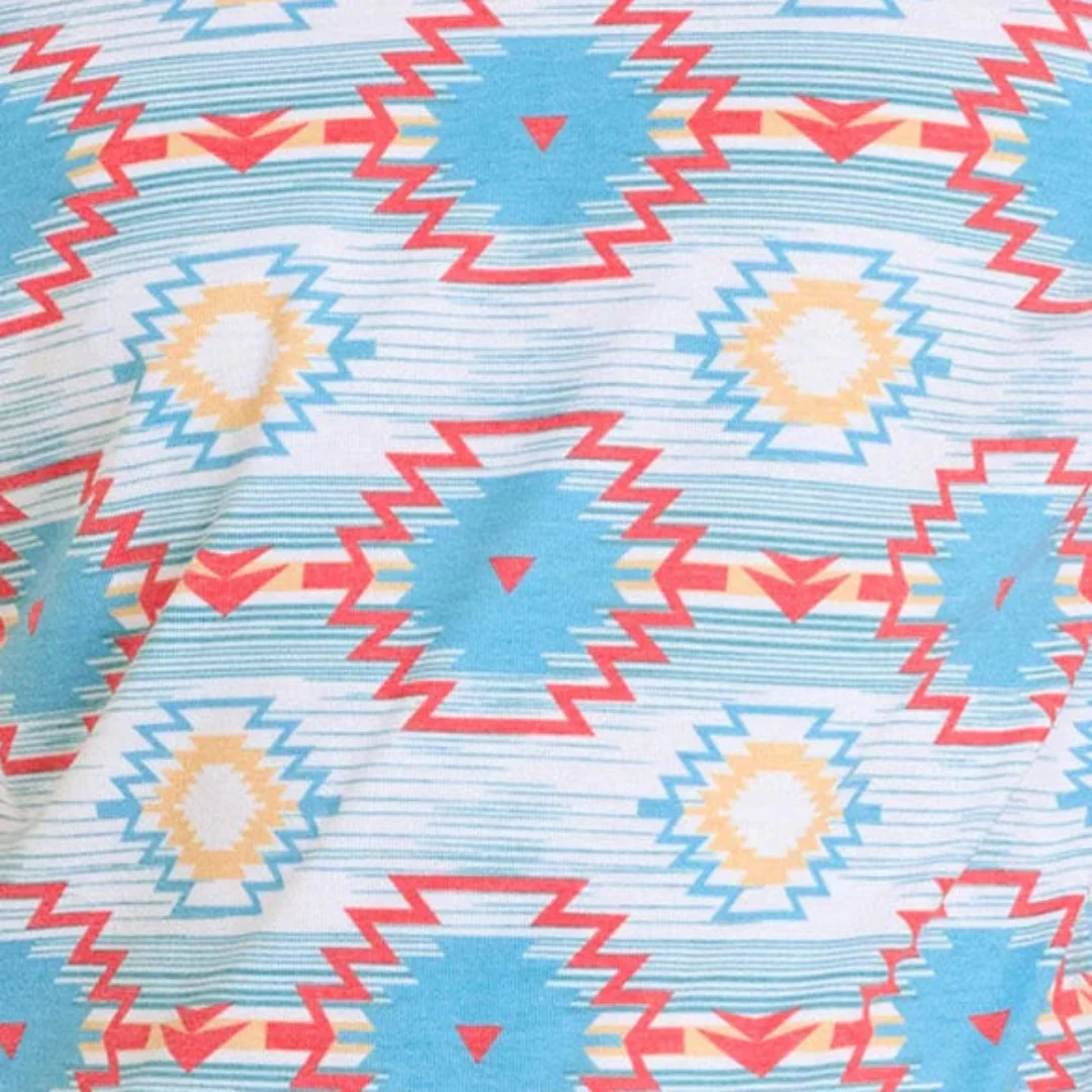 Rock & Roll Denim Boys' Aztec Printed T-Shirt