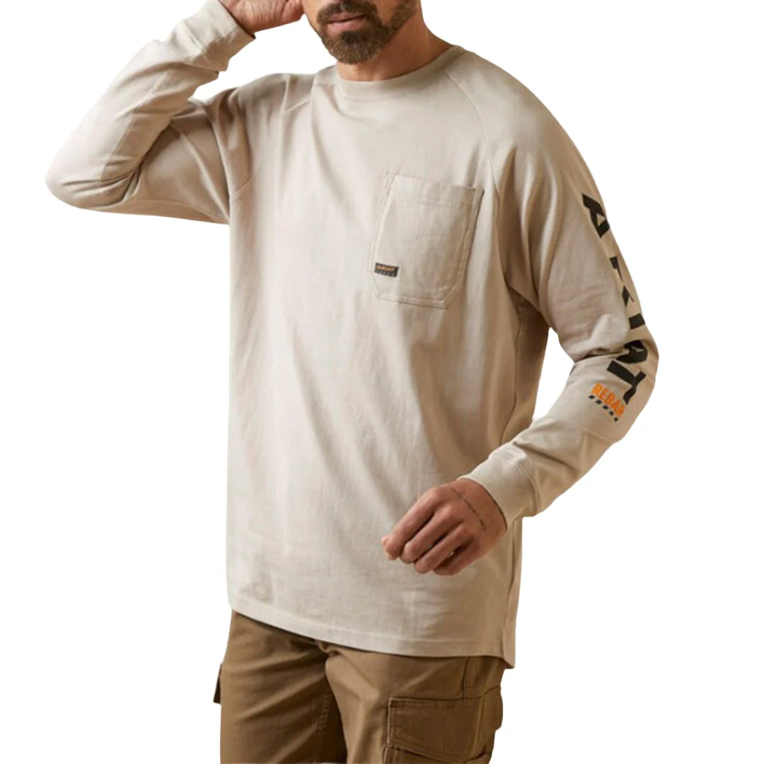Ariat Men's Rebar Cotton Strong Graphic Long Sleeve Shirt