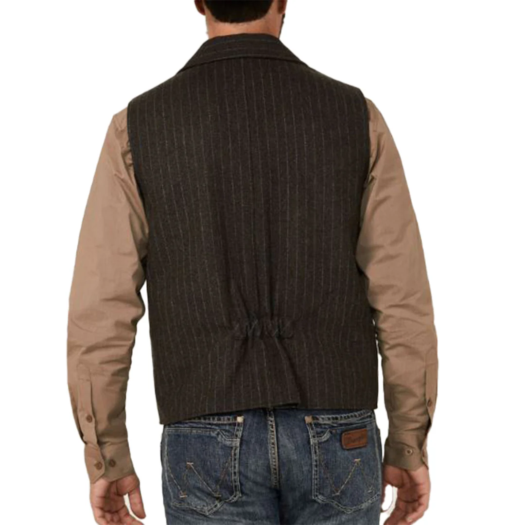 Powder River Outfitters Men's Stripe Wool Vest