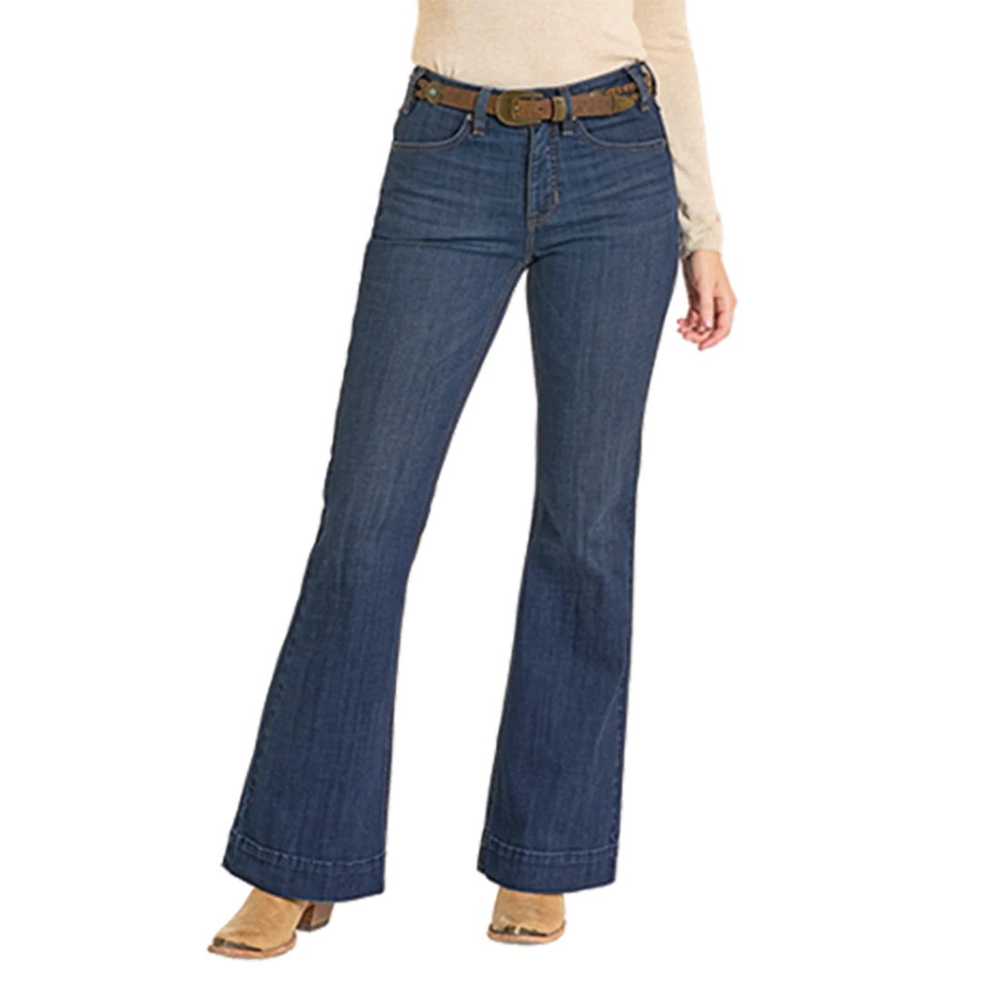 Rock & Roll Denim Women's Boot Stitch Trousers Jeans