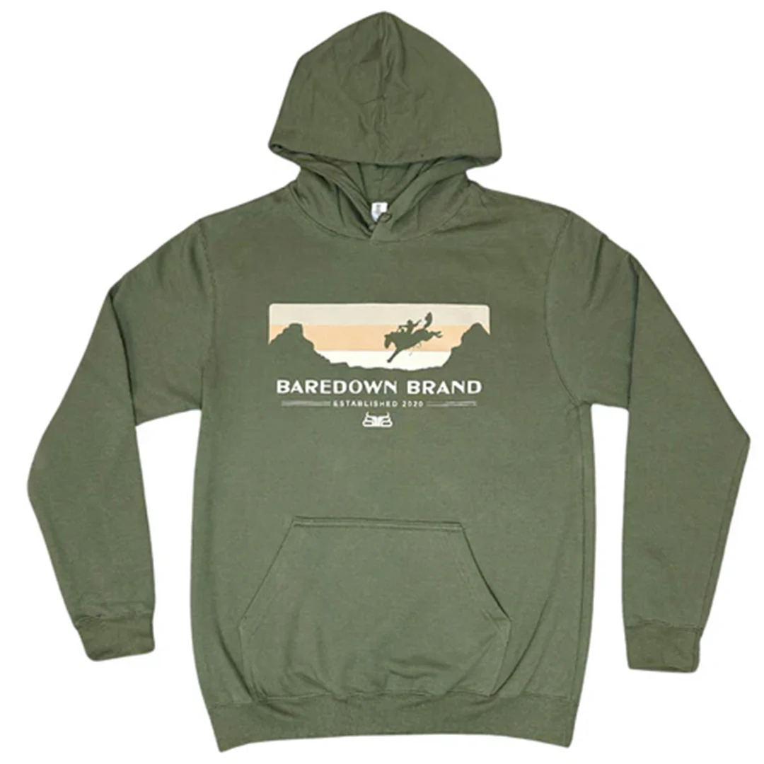 Baredown Brand Unisex Sunset Logo Hoodie