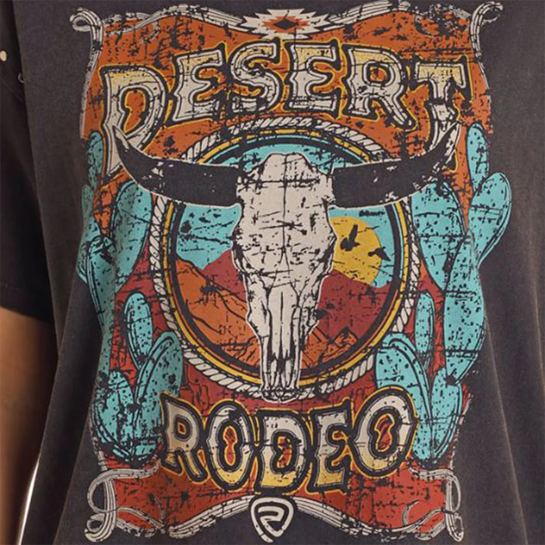 Rock & Roll Denim Women's Desert Rodeo Graphic T-Shirt