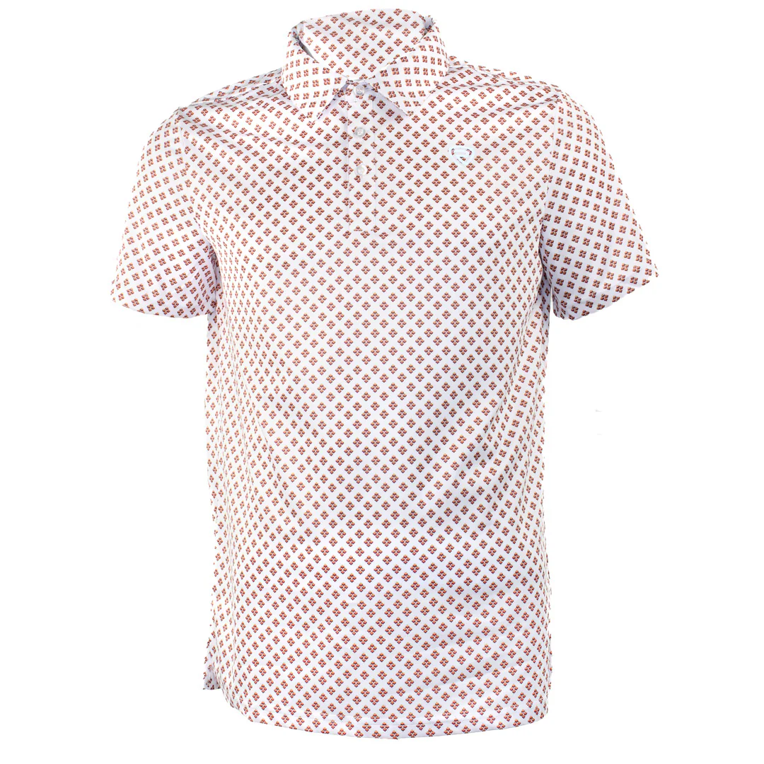 Rock & Roll Denim Men's Geometric Printed Polo