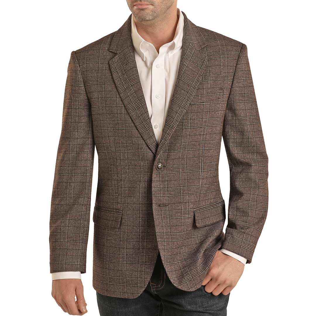 Rock & Roll Cowboy Men's Plaid Sport Coat