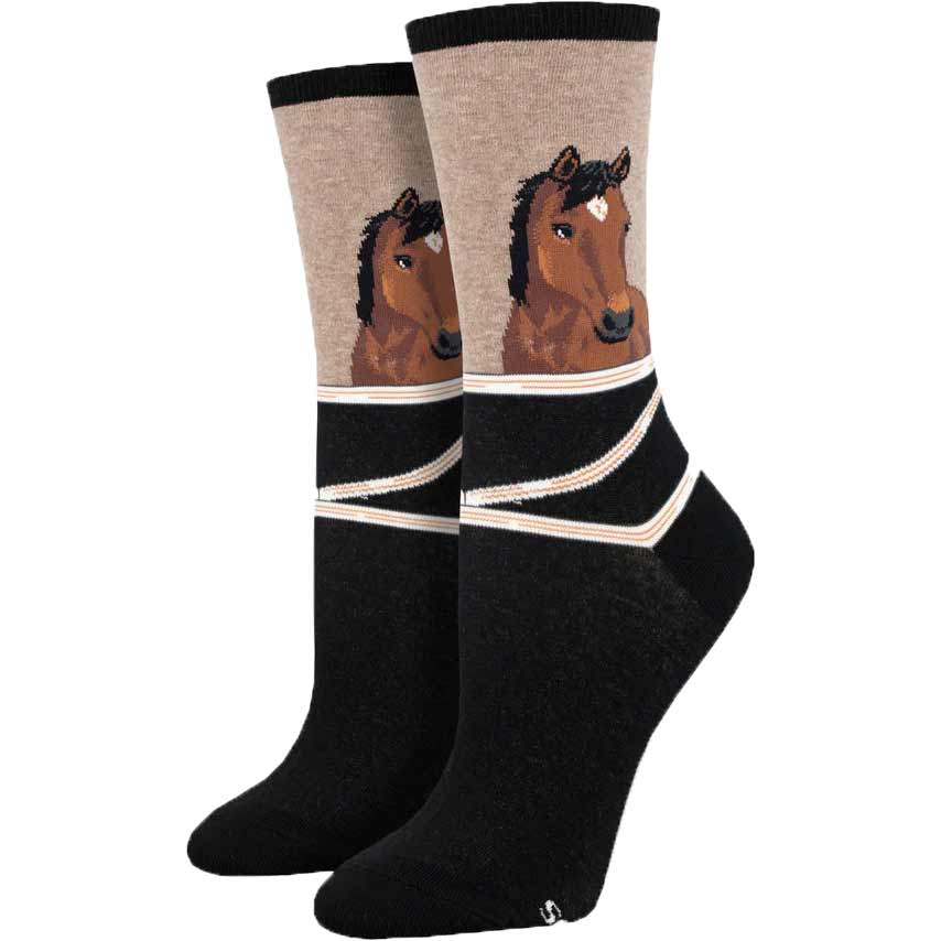 Socksmith Women's Hey Neigh-Bour Crew Socks