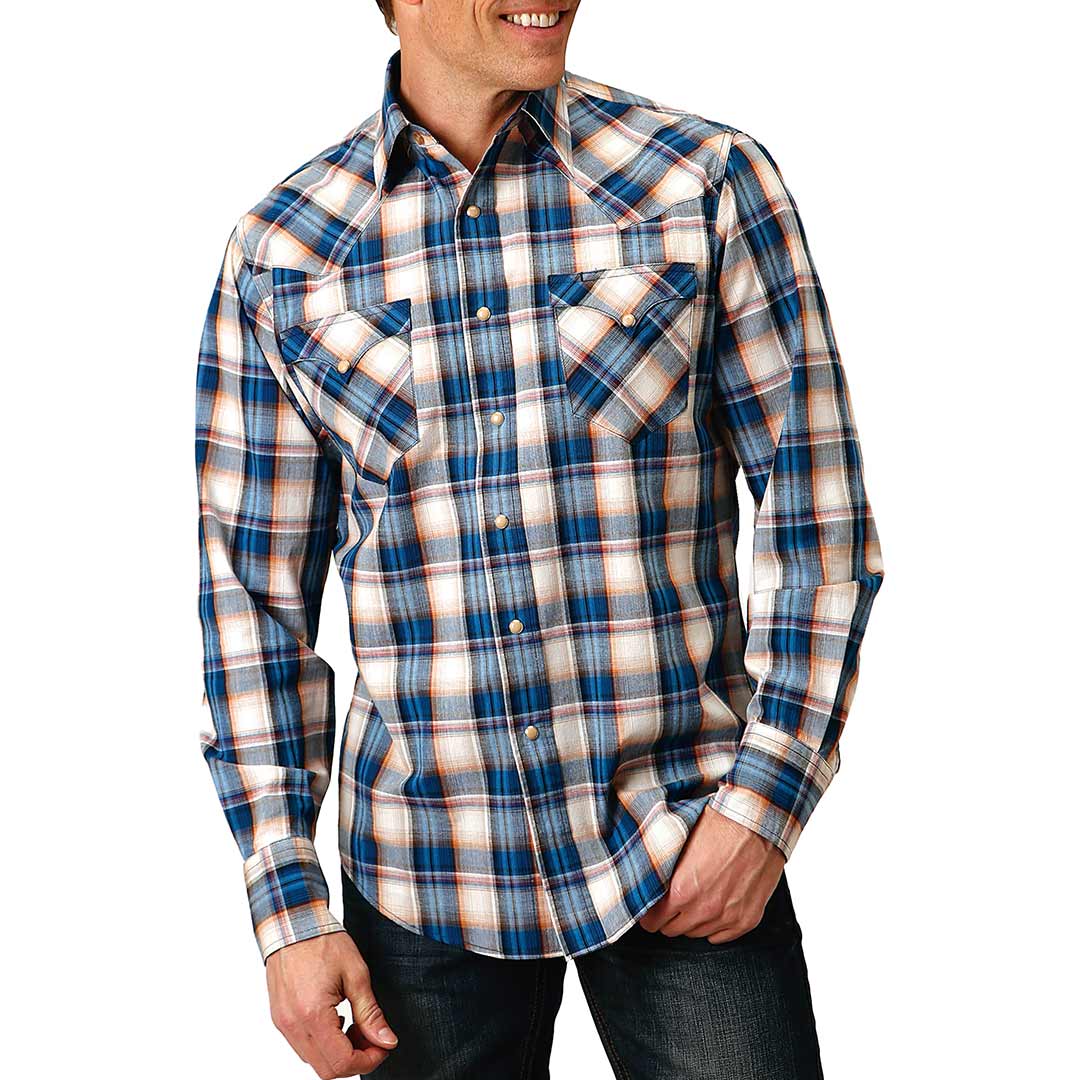 Roper Men's Plaid Snap Shirt