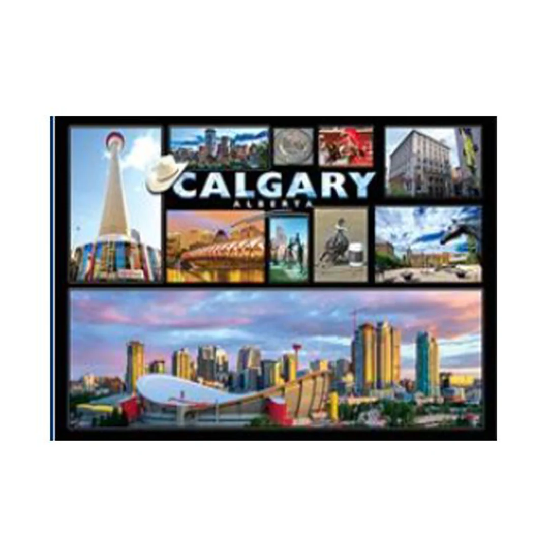 Postcard Souvenirs Calgary View Card