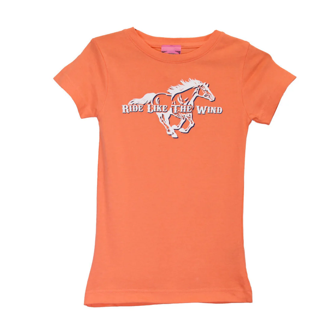 Cowgirl Hardware Girls' Ride Like The Wind T-Shirt