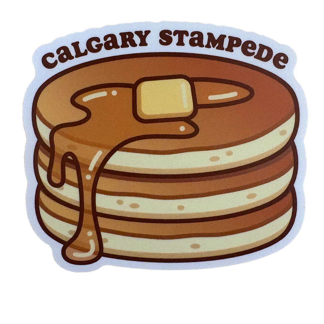 Calgary Stampede Pancake Sticker