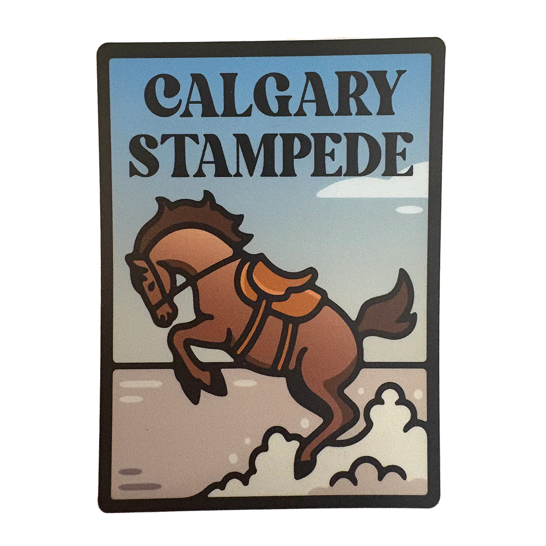 Calgary Stampede Horse Sticker