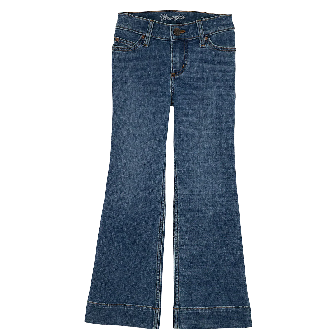 Wrangler Girls' Retro Trouser Jeans