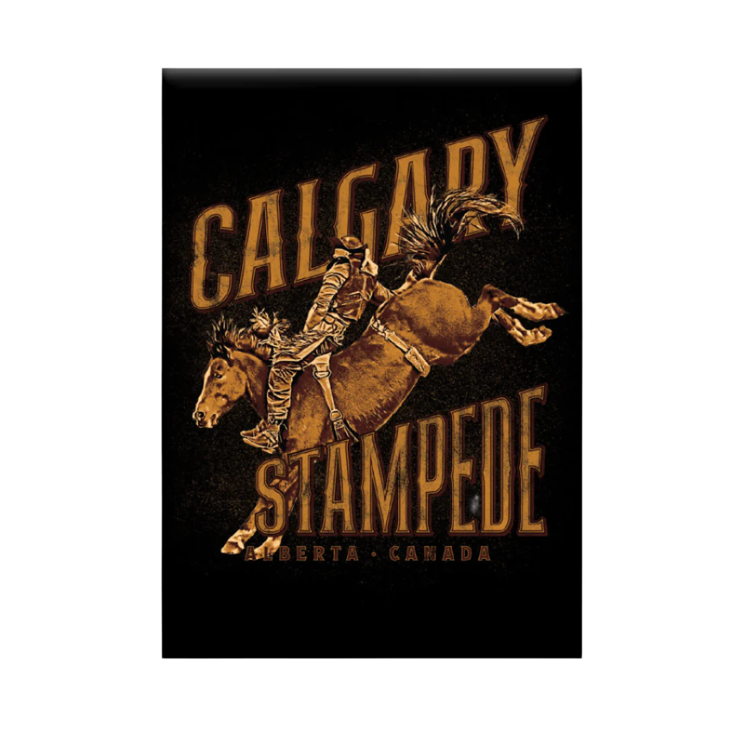 Calgary Stampede Bare Back Rider Magnet