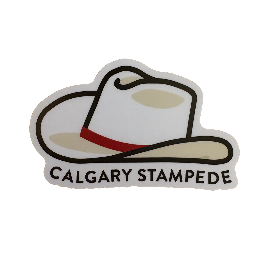 Calgary Stampede Cowboy Hat Sticker