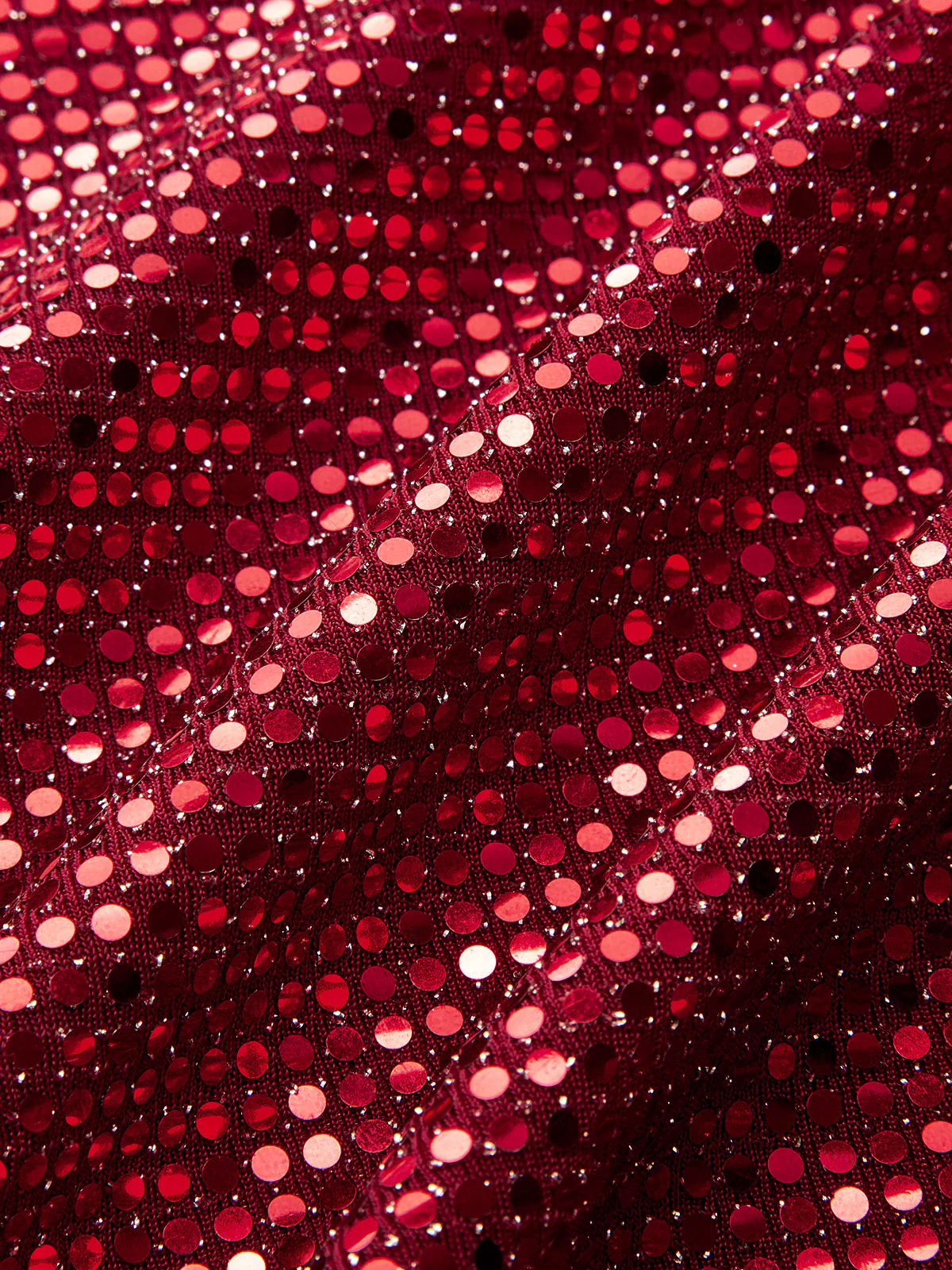 Sequin Ruched Sleeveless Top