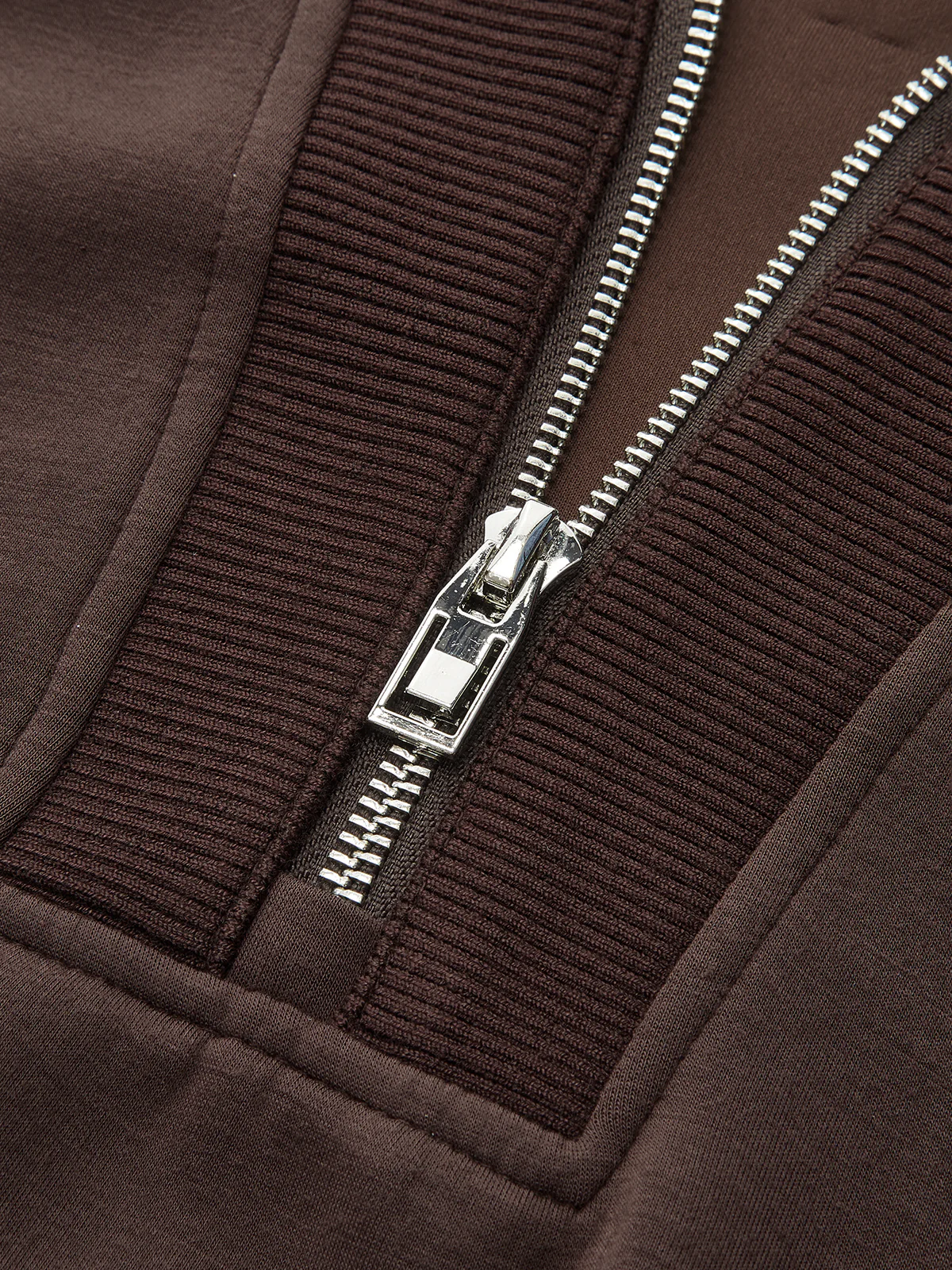 V-Neck Half-Zip Sweatshirt