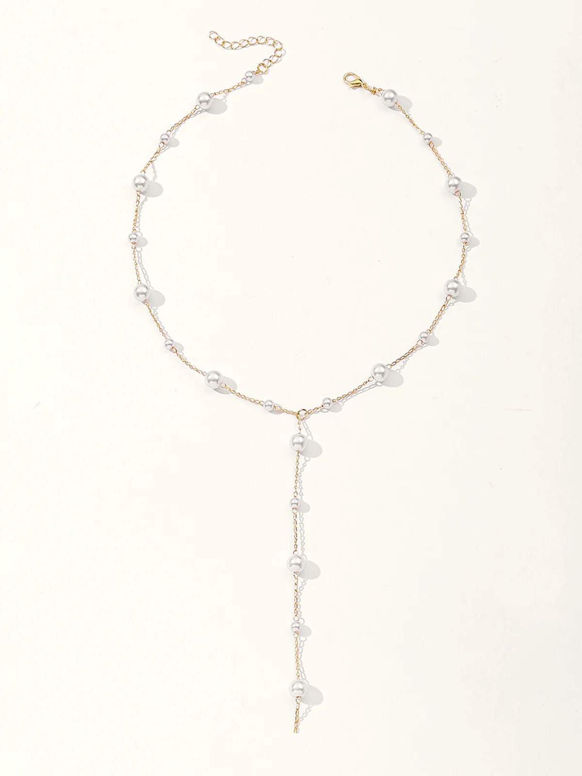 Pearl Drop Y-Necklace