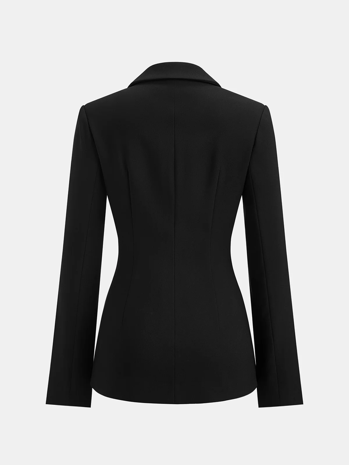 Tie-Waist Tailored Blazer