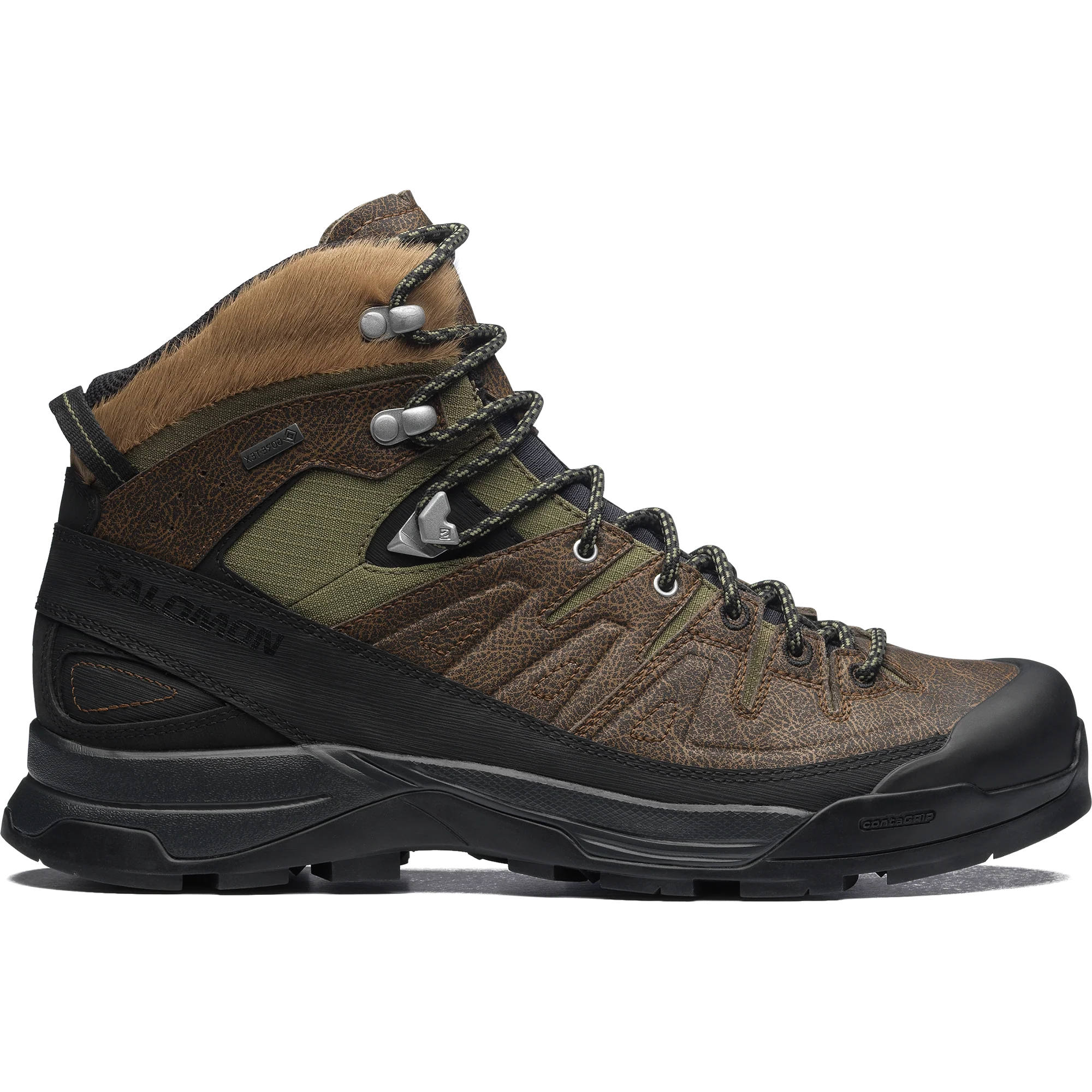 X-ALP MID DISTRESSED LEATHER GORE-TEX