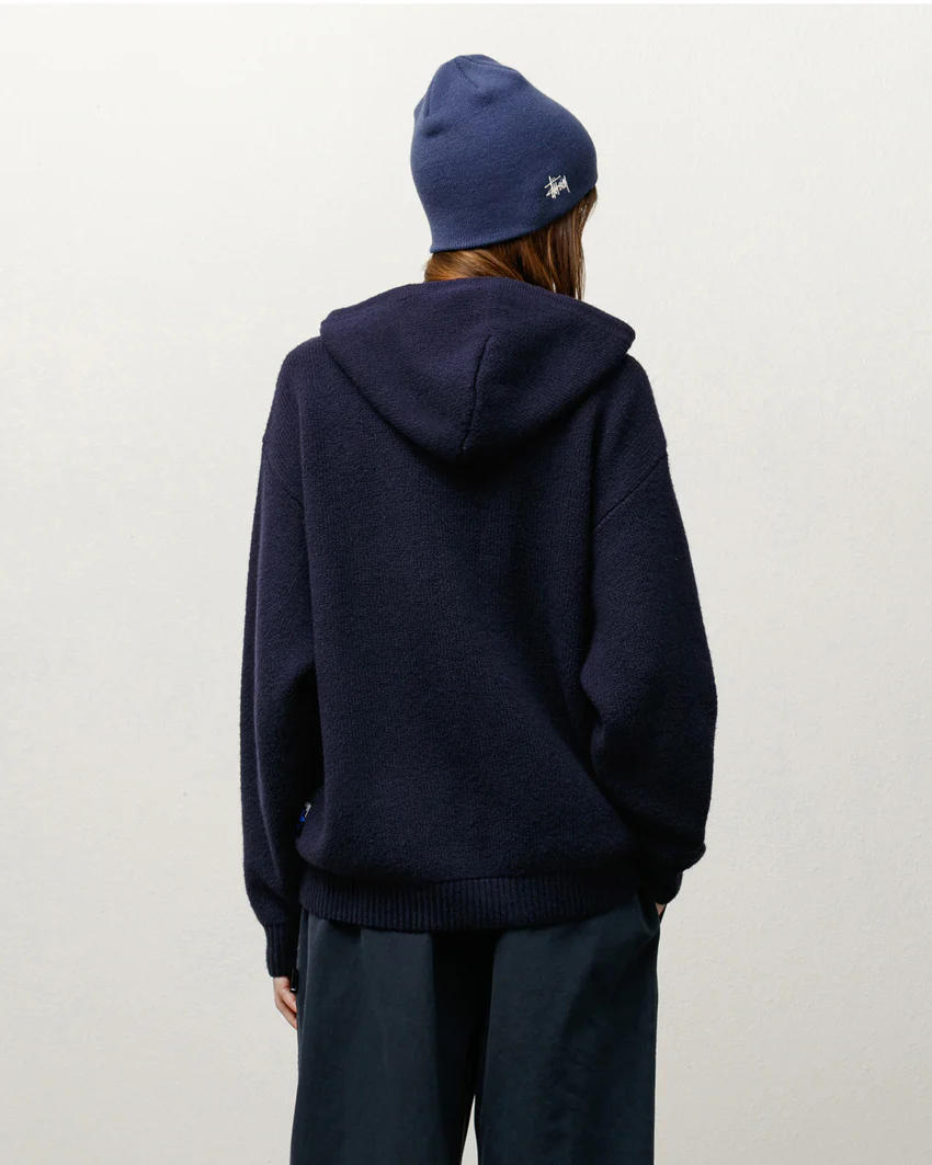 HOODED ZIP SWEATER