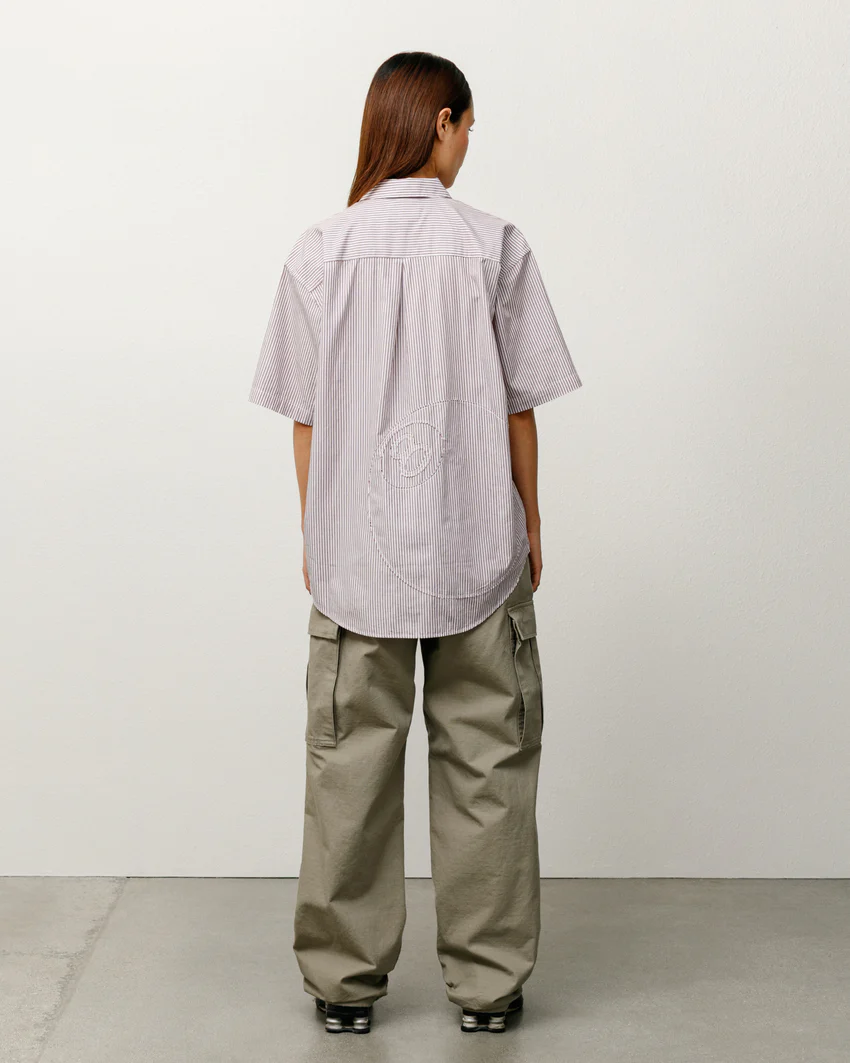 BOXY SS SHIRT 8 BALL STRIPE