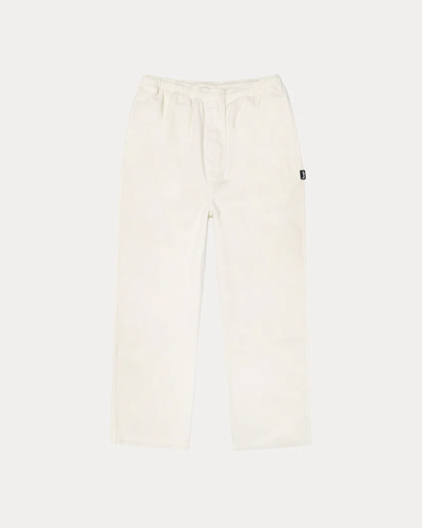 BEACH PANT COTTON TWILL