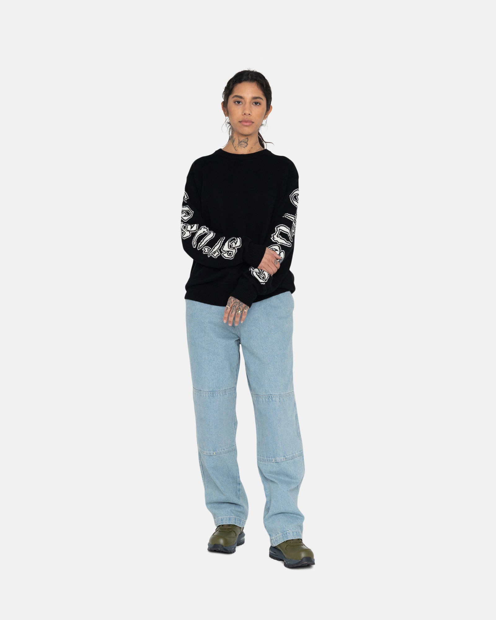 SLEEVE LOGO SWEATER