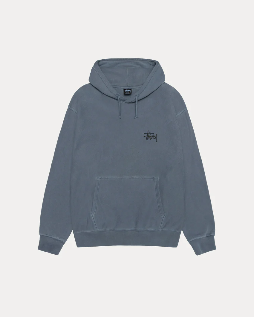 BASIC STÜSSY HOODIE PIGMENT DYED