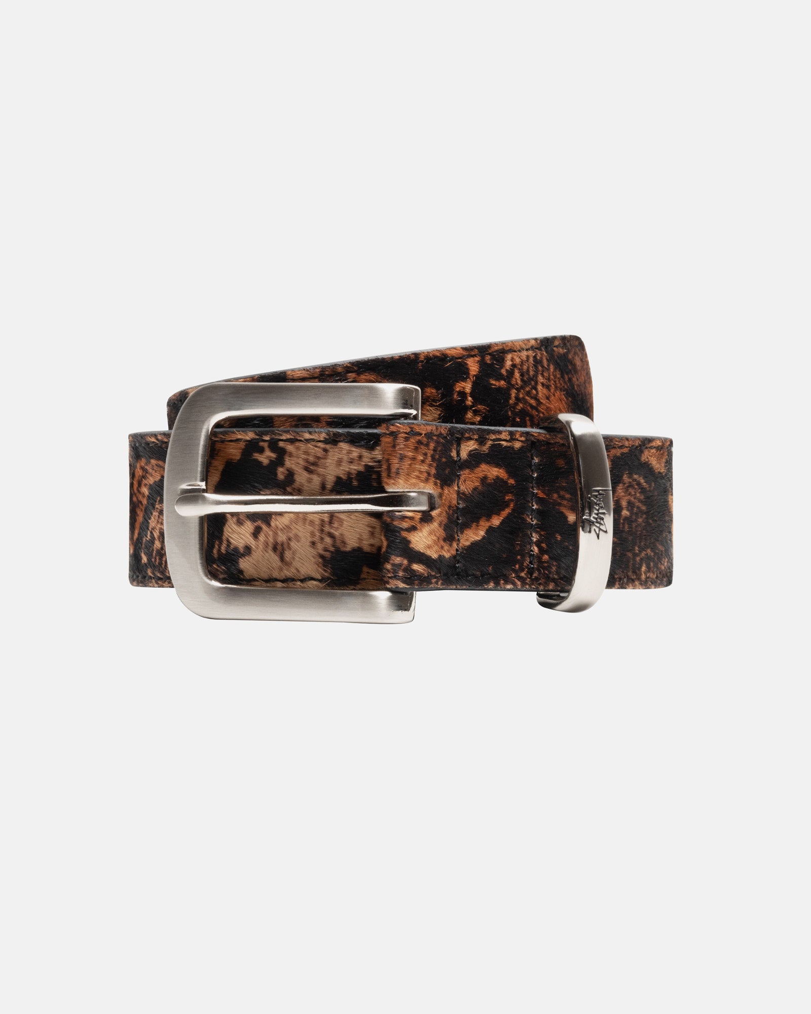 ANIMAL PRINT DRESS BELT