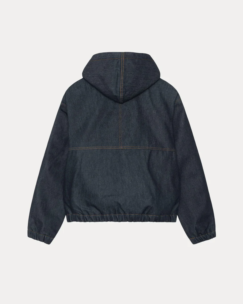 INSULATED WORK JACKET RAW DENIM