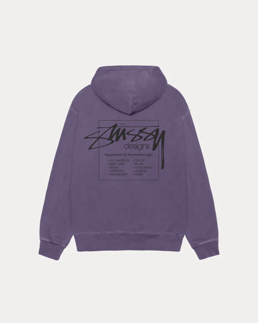 MODERN AGE ZIP HOODIE PIGMENT DYED