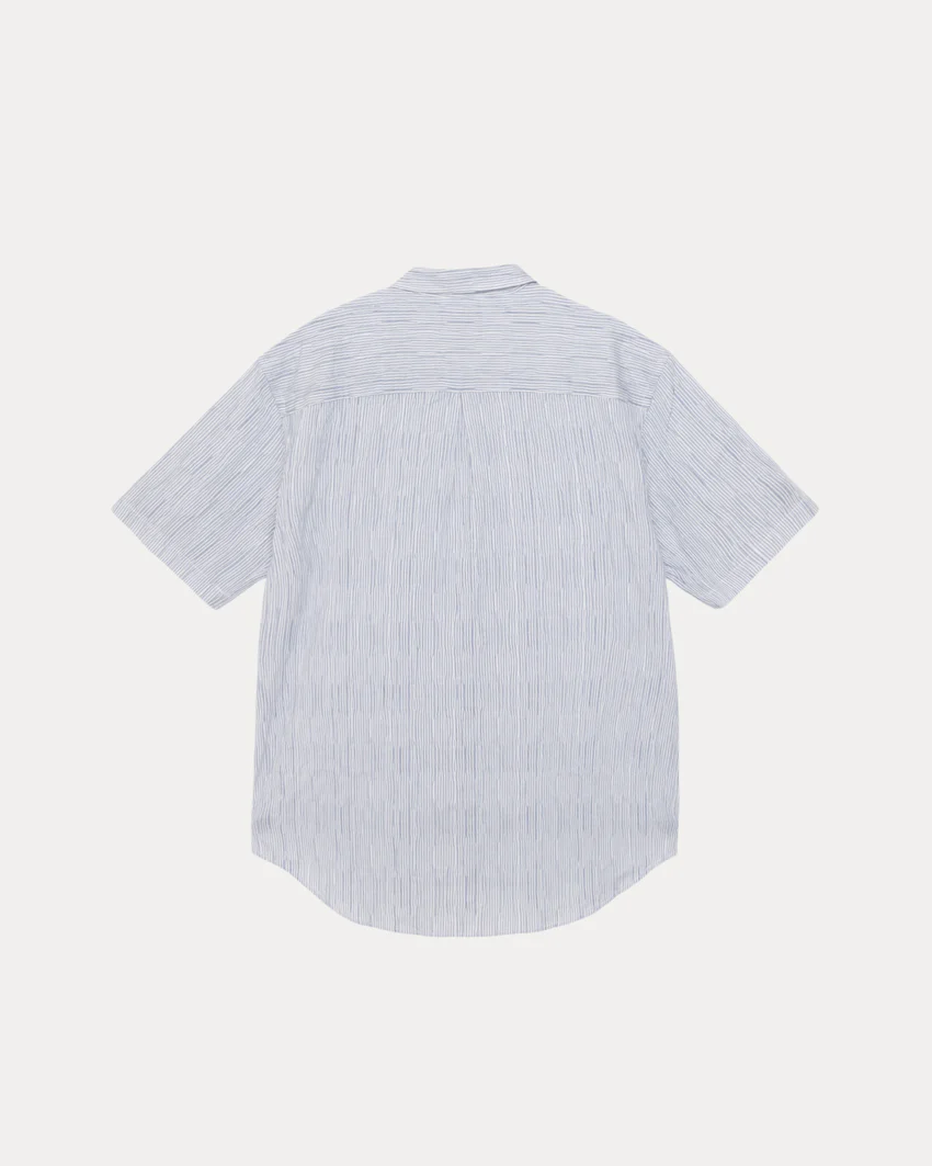 WAVY STRIPED SHORT SLEEVE SHIRT