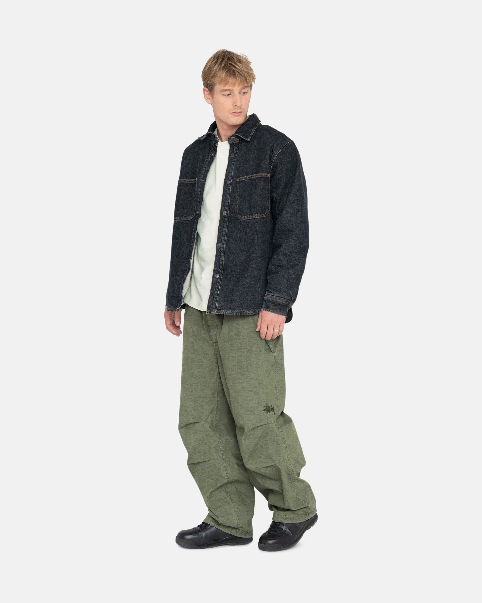 SHERPA LINED DENIM SHIRT