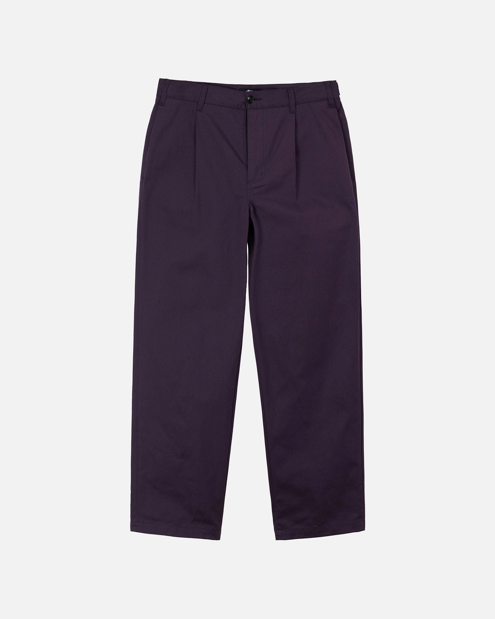 TWILL VOLUME PLEATED TROUSER