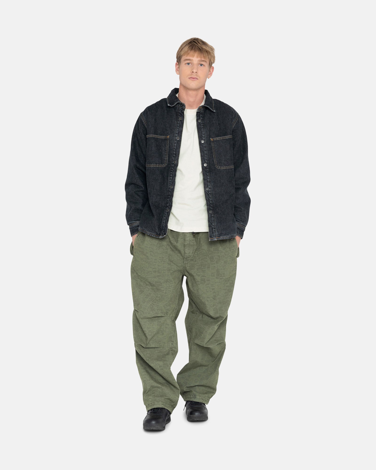 SHERPA LINED DENIM SHIRT