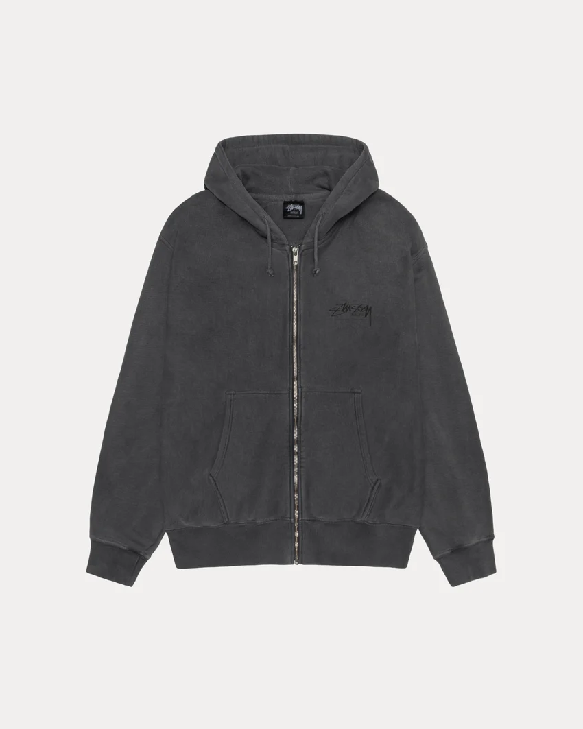 MODERN AGE ZIP HOODIE PIGMENT DYED