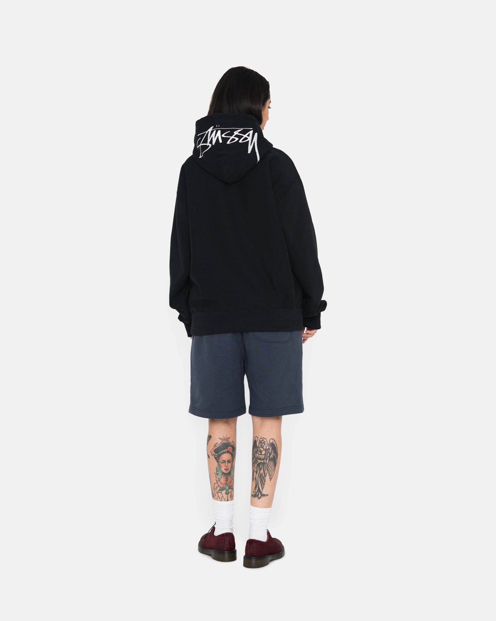 OVERDYED STOCK LOGO SWEAT SHORT