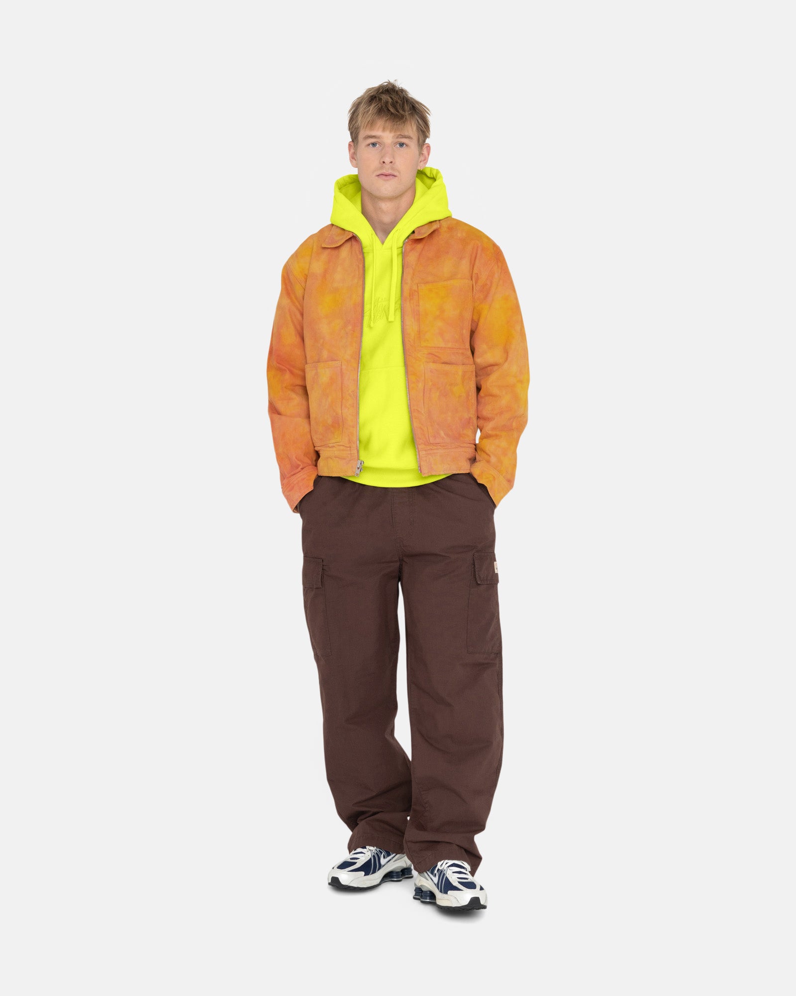 WONDERLAND HAND-DYED WORK JACKET