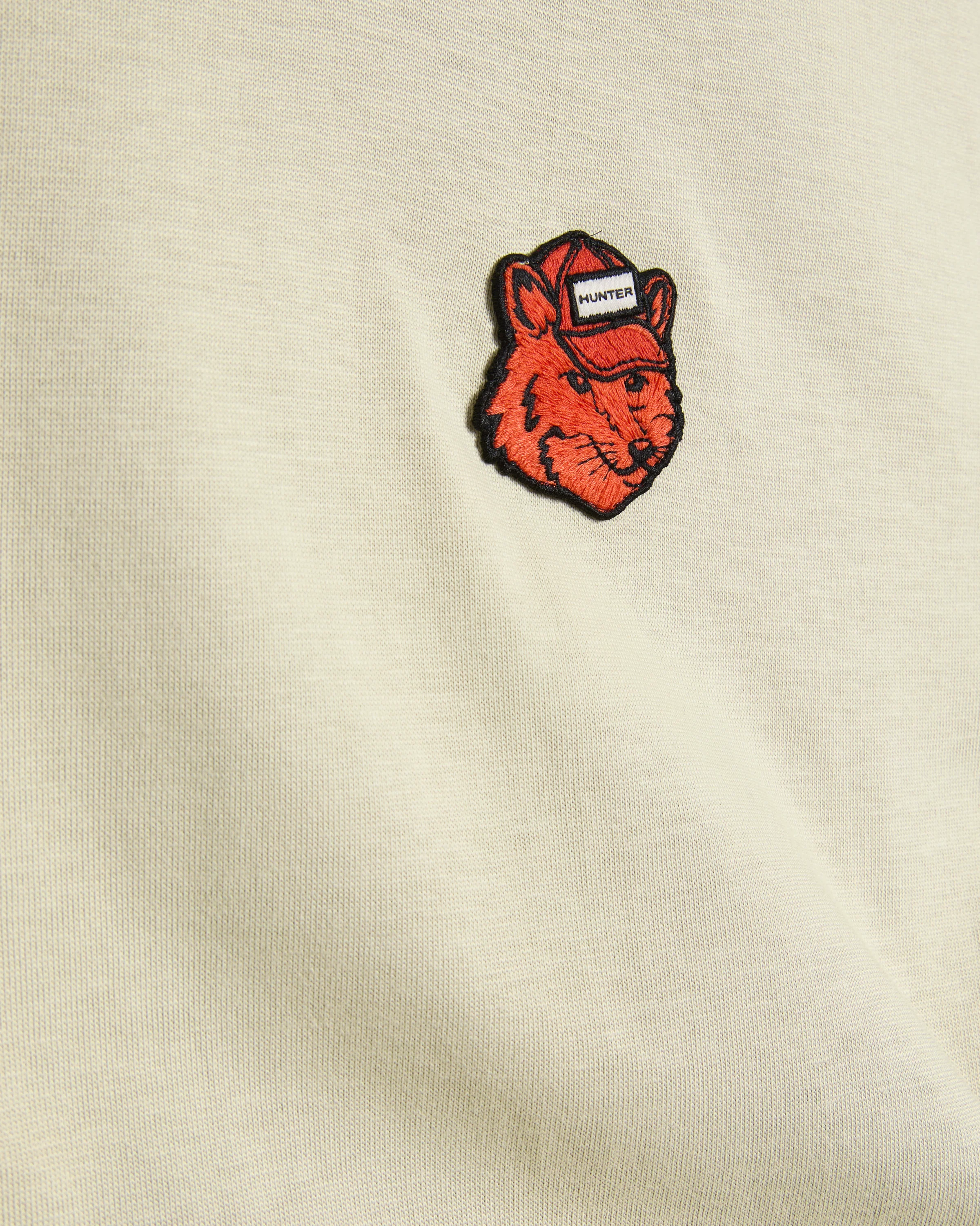 メゾン キツネ x ハンター フォックス ヘッド パッチ ティーシャツ - ストーンベージュ