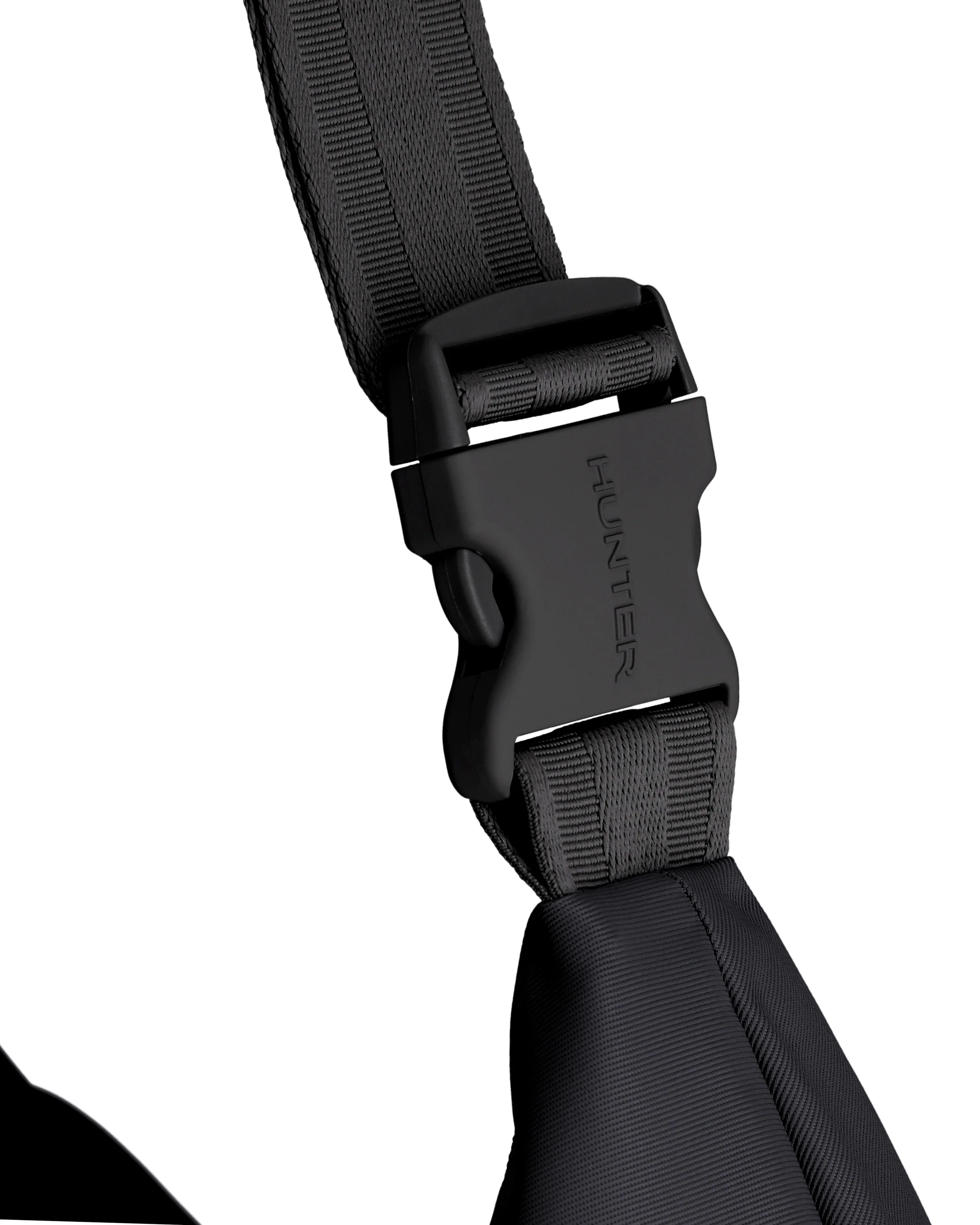 ナイロン ミディ ホーボー ボーン イン スコットランド - ブラック / リッチオーカー