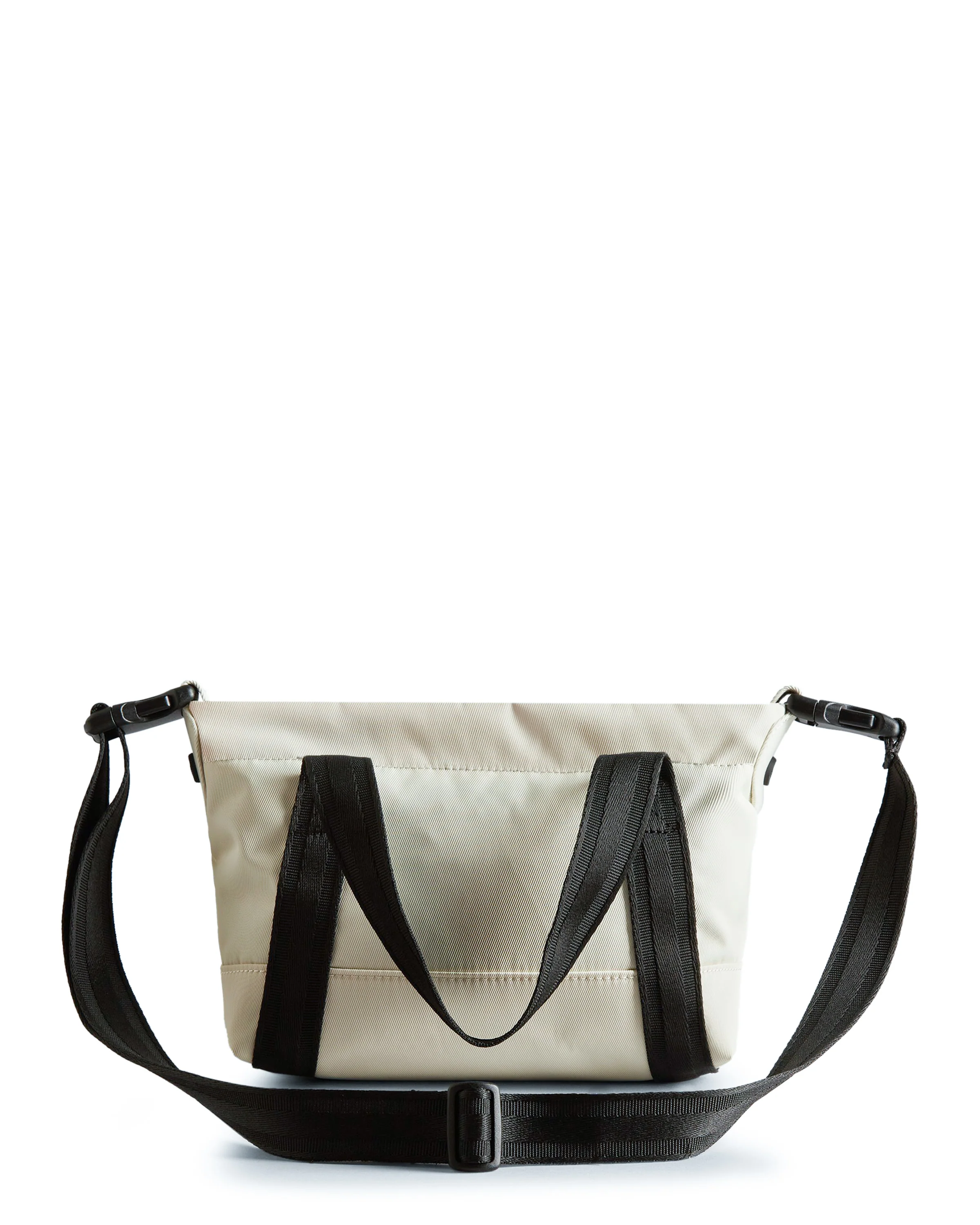 ナイロン ミニ トップ クリップ トート バッグ  -  ソフトサンド