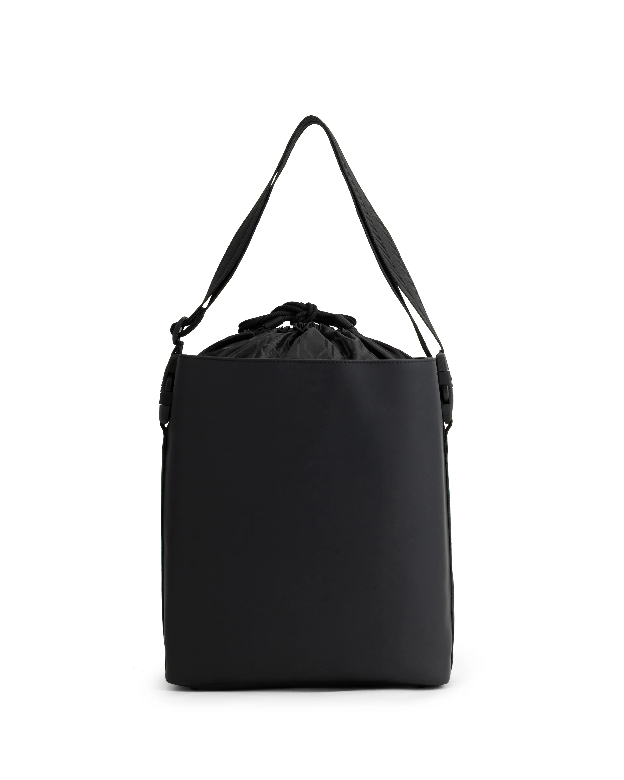 オリジナル ラバライズド ノース サウス トート - ブラック