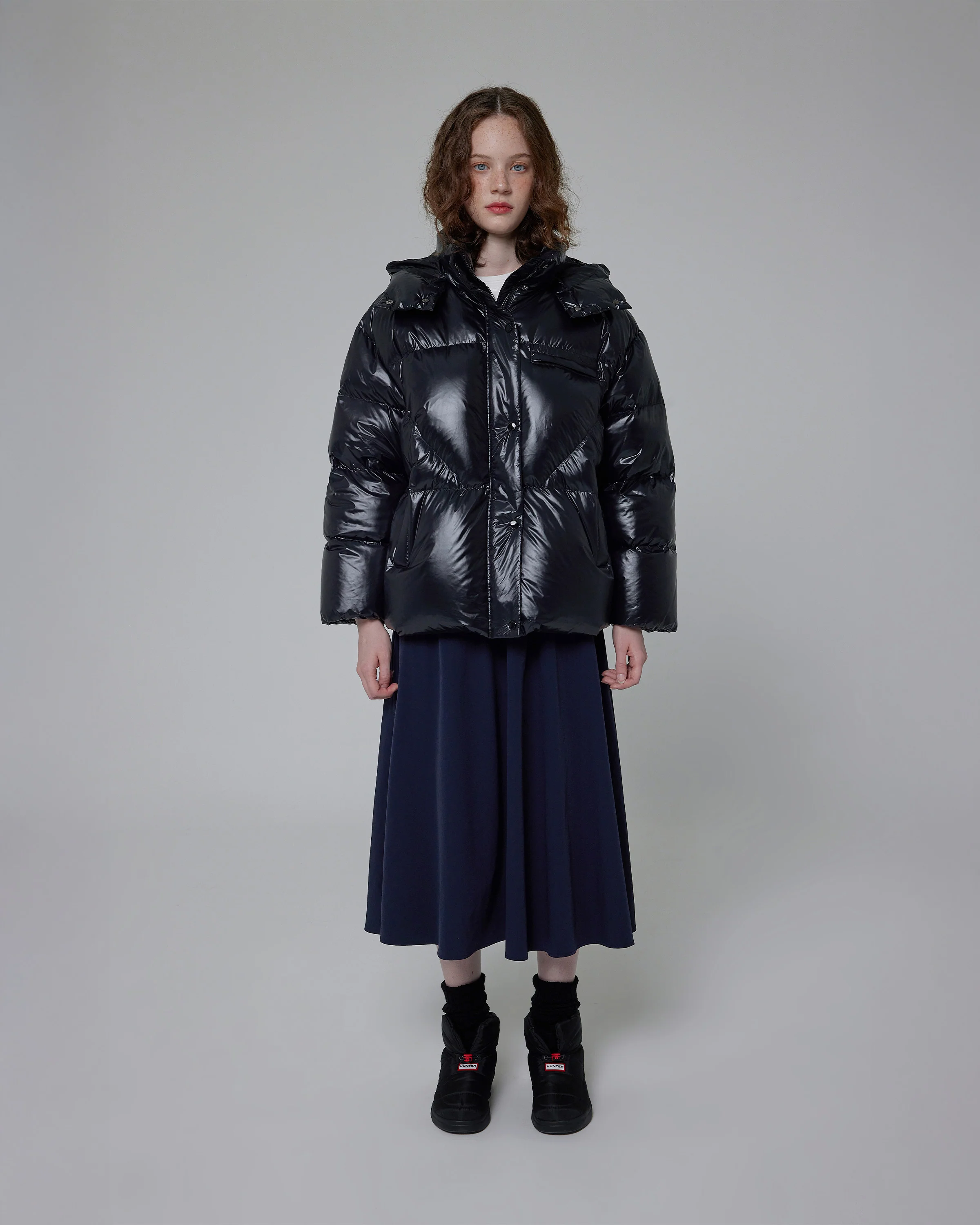 レディース イントレピッド ミドル ダウン ジャケット - ブラック