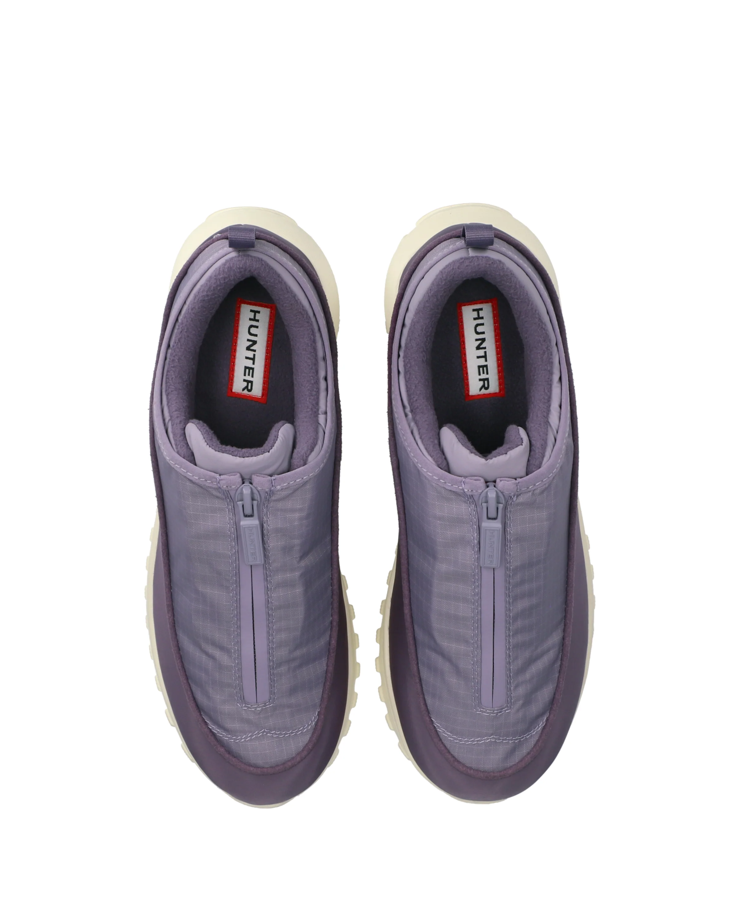 ユニセックス トラベル フロー ジップ トレーナー - ドリーミーライラック / ドリーミーグレープ / シェイデッドホワイト