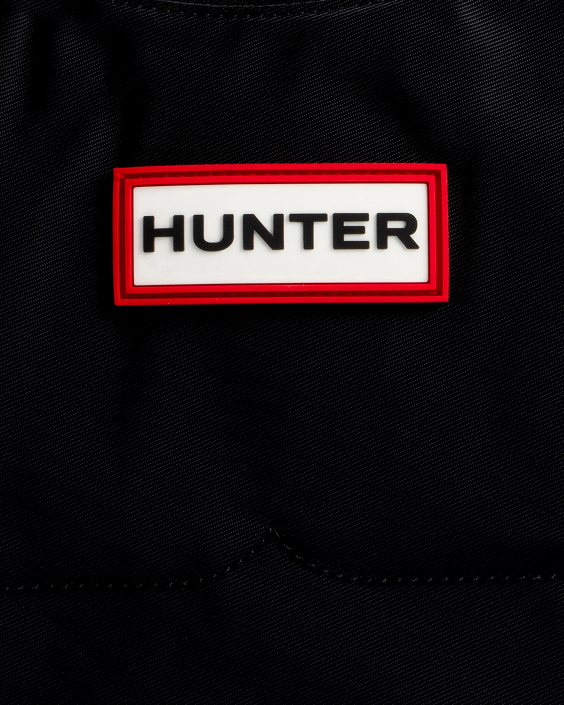 ナイロン ミディ ホーボー  -  ブラック