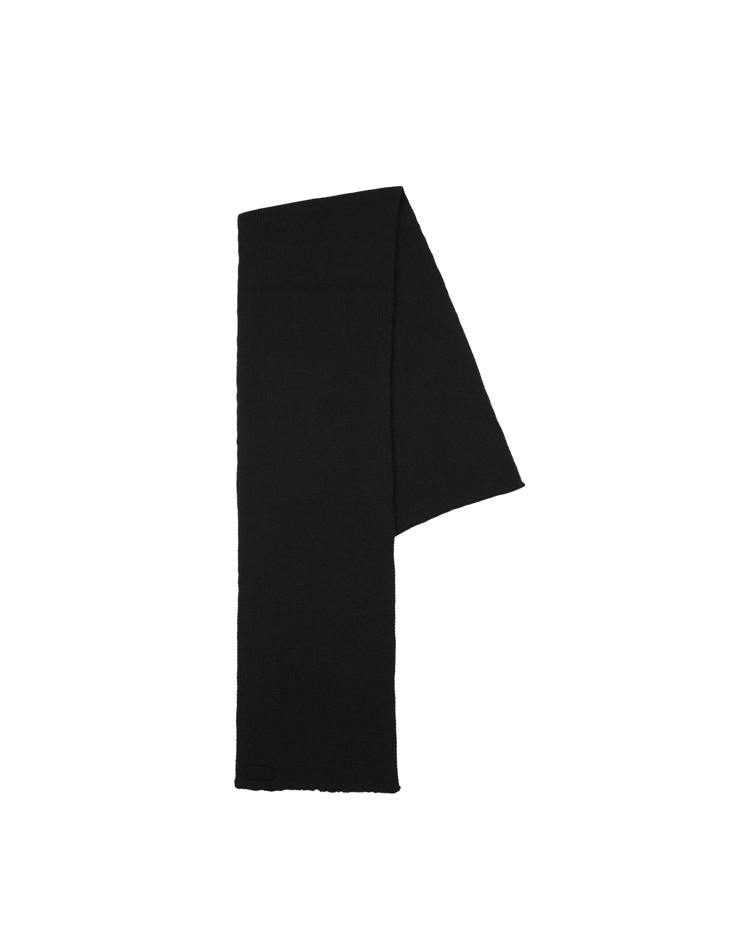 オリジナル ニッテッド スカーフ - ブラック