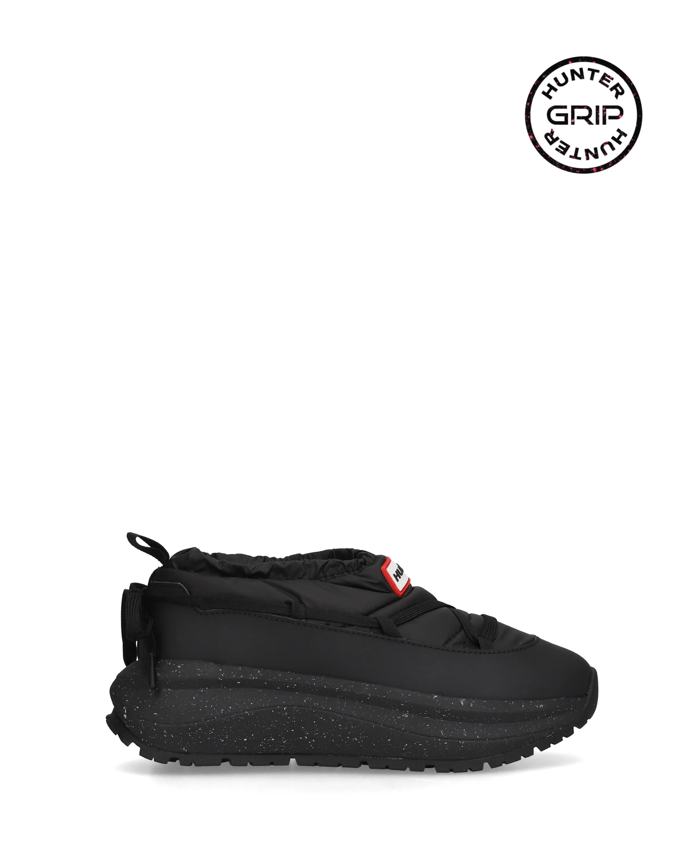 ユニセックス ハンター グリップ パフ レース スリッポン トレーナー - ブラック